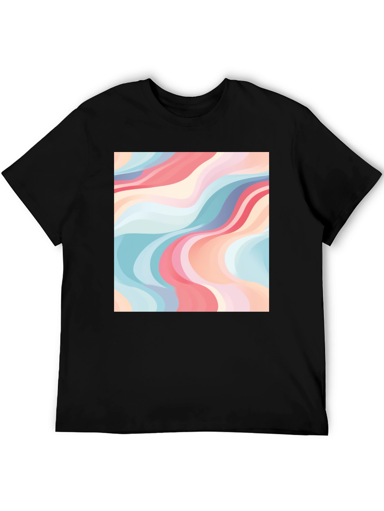 Retro Wave T-Shirt - Cool Abstract Design