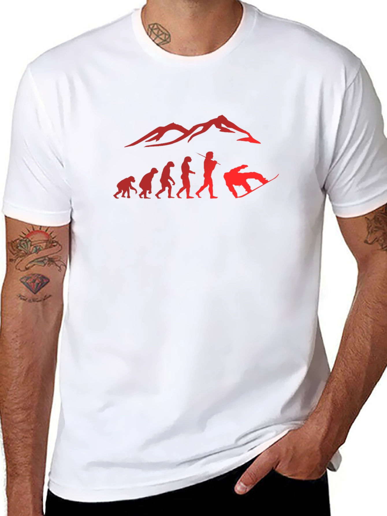 Snowboard Evolution Graphic T-Shirt