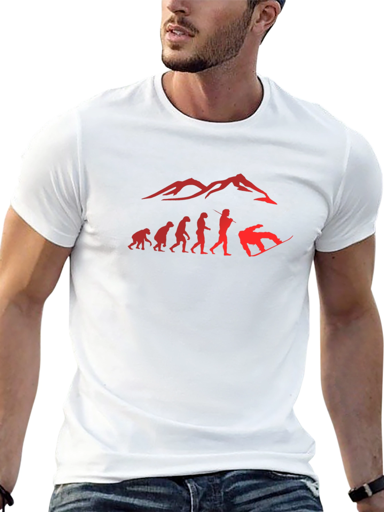 Snowboard Evolution Graphic T-Shirt
