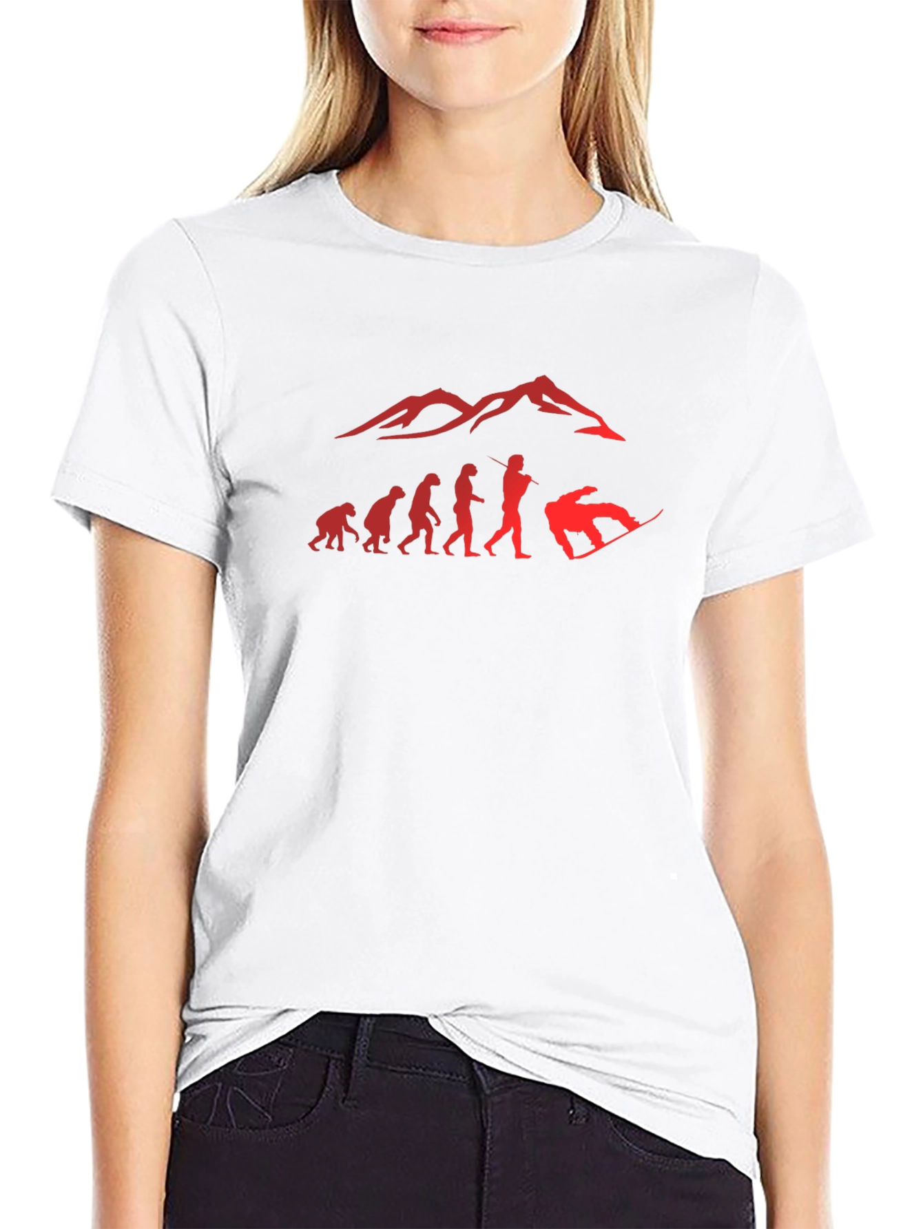 Snowboard Evolution Graphic T-Shirt