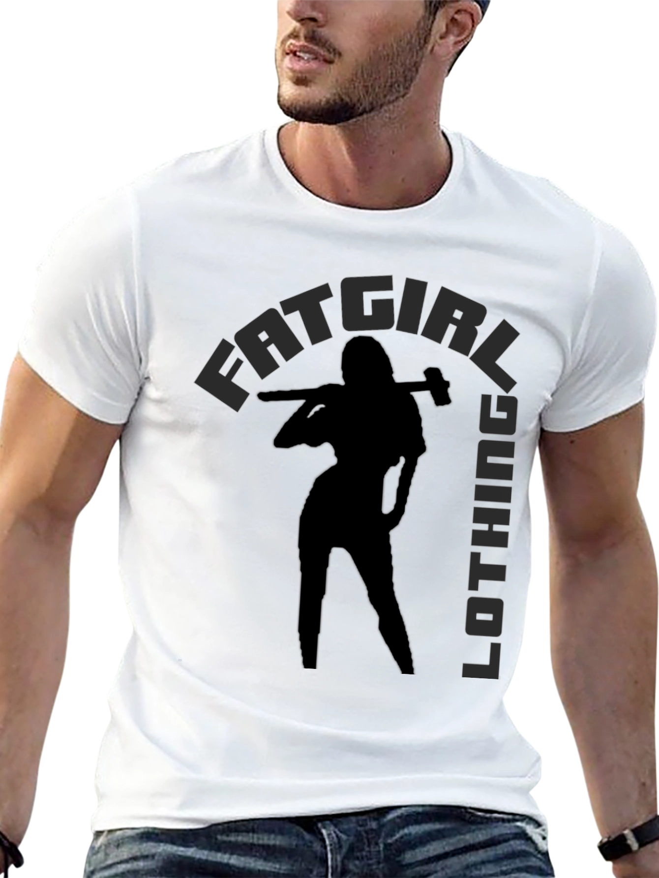 Fat Girl Clothing T-Shirt Black