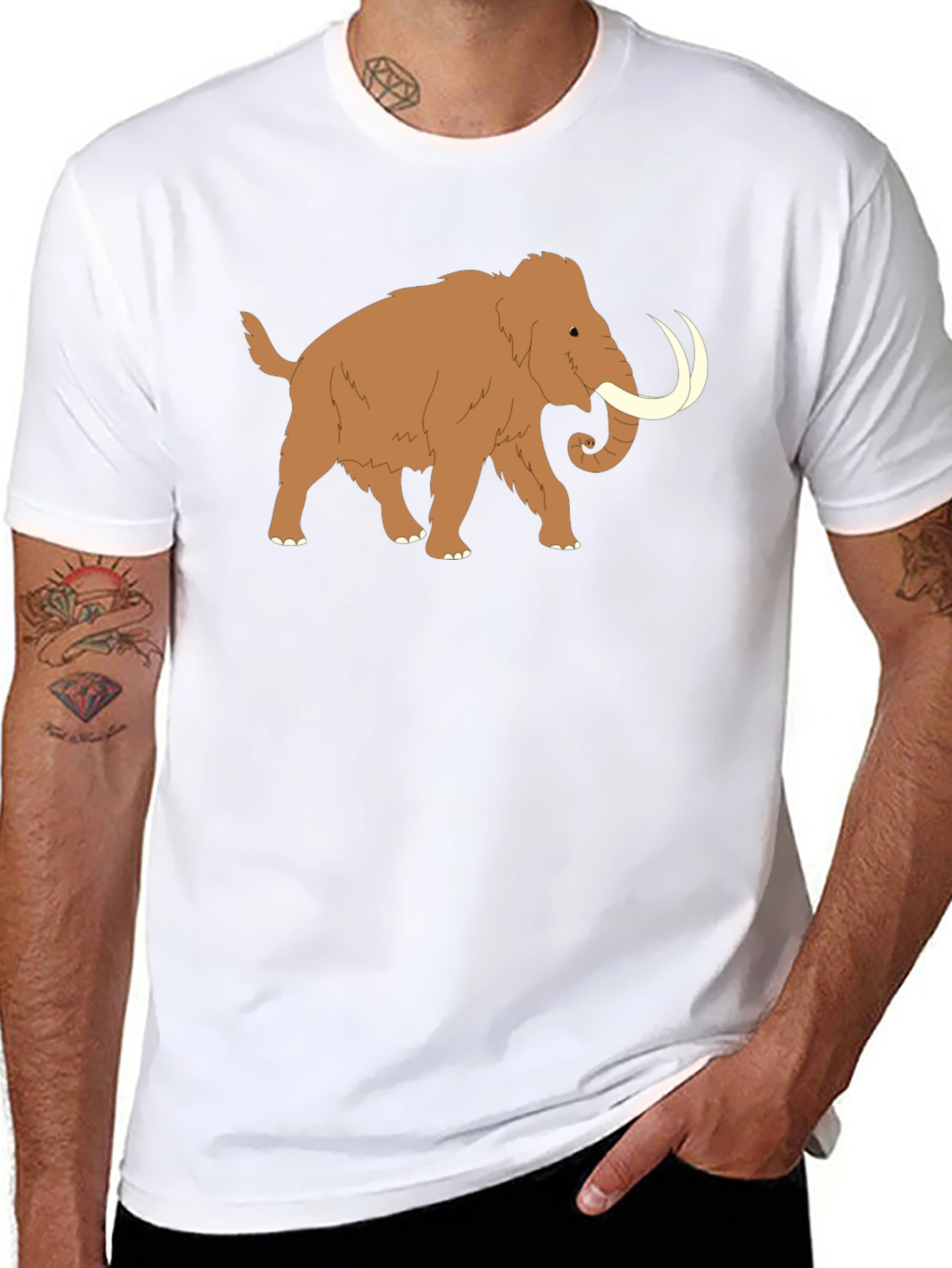 Mammoth Graphic Tee - Black Casual T-Shirt