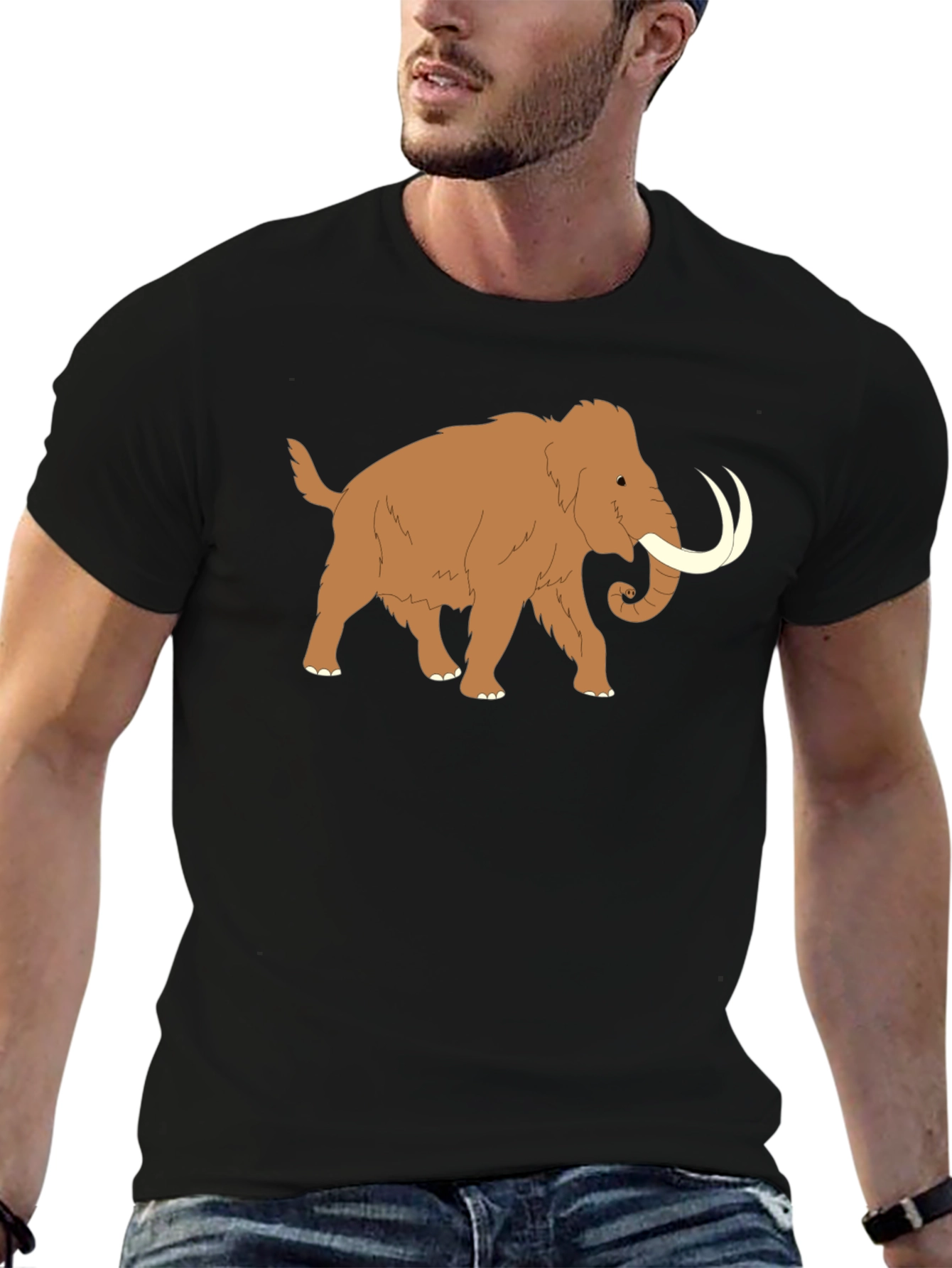 Mammoth Graphic Tee - Black Casual T-Shirt