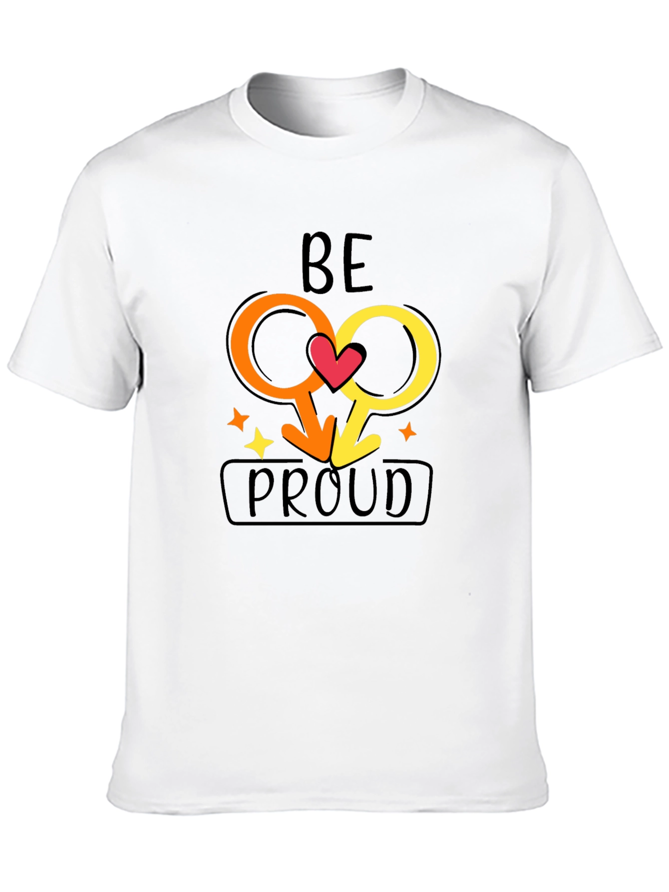 Be Proud Gay Pride Graphic T-Shirt