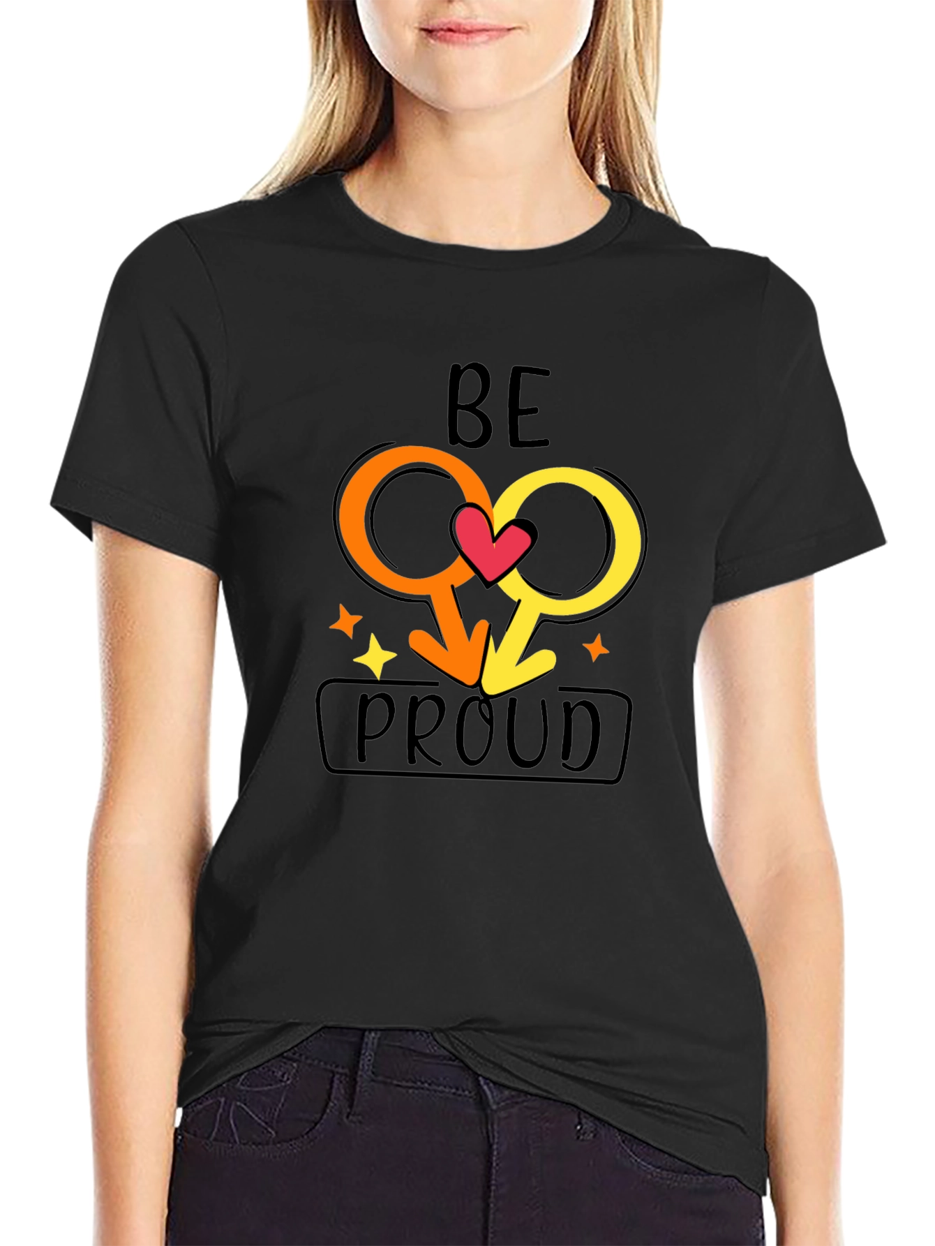 Be Proud Gay Pride Graphic T-Shirt