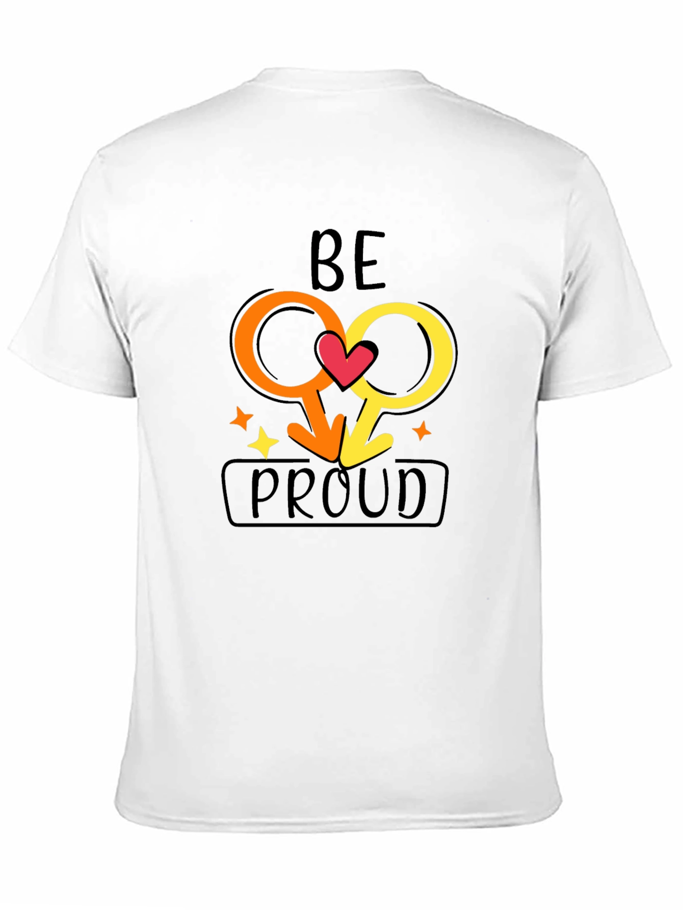 Be Proud Gay Pride Graphic T-Shirt