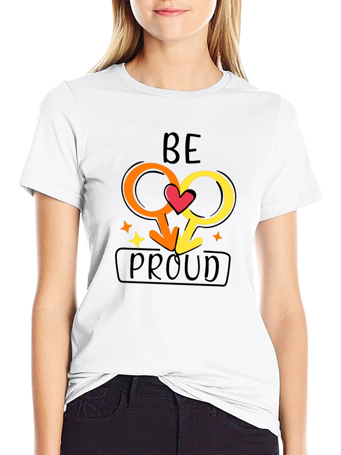 Be Proud Gay Pride Graphic T-Shirt