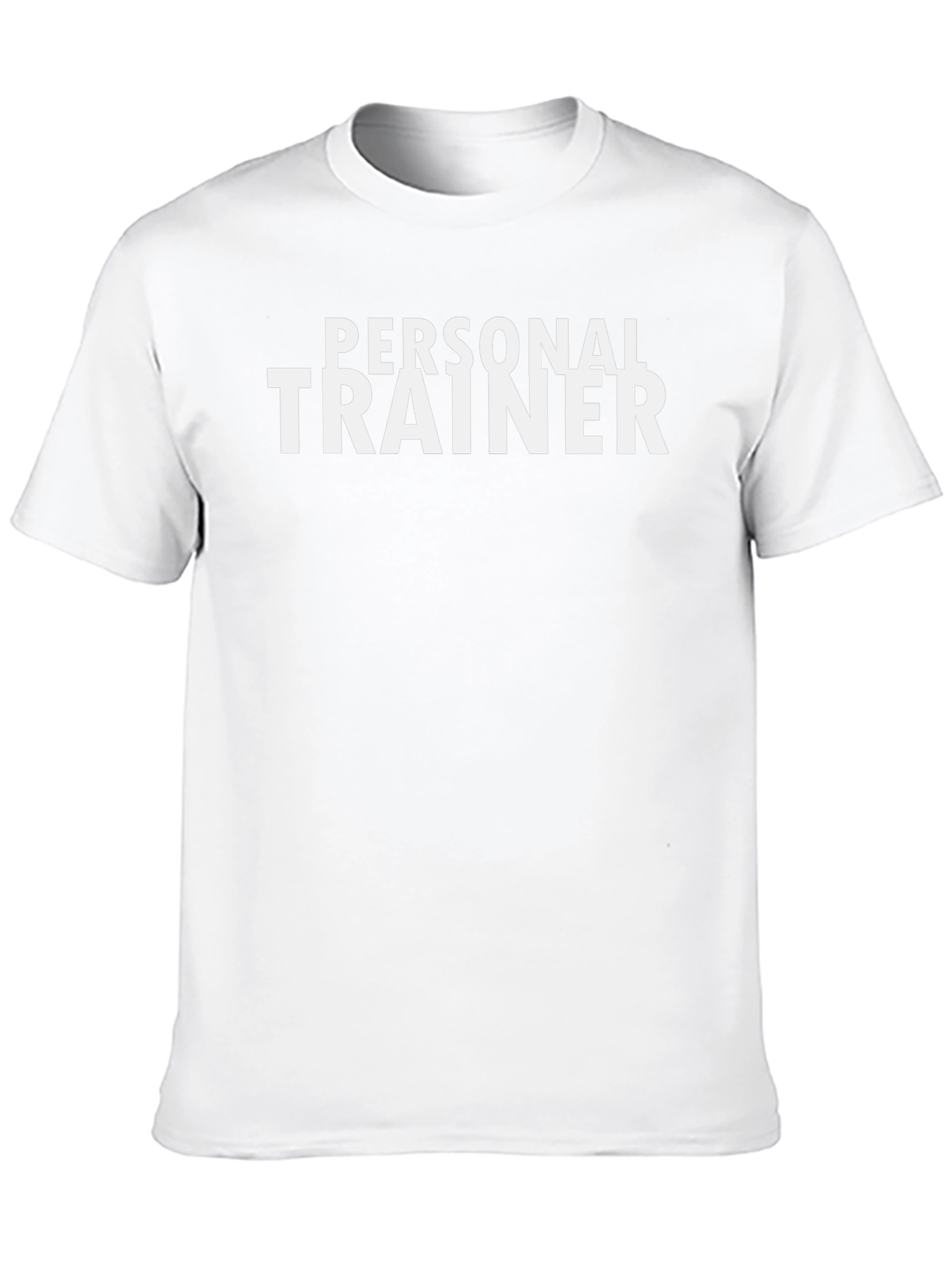 Personal Trainer Black Cotton T-Shirt