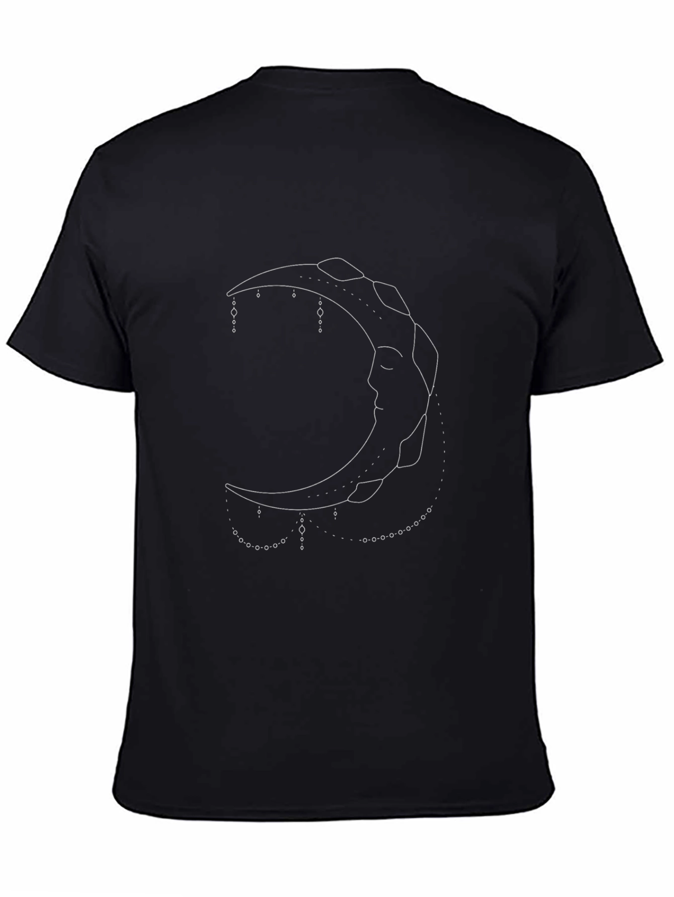 Mystic Moon Graphic T-Shirt - Black
