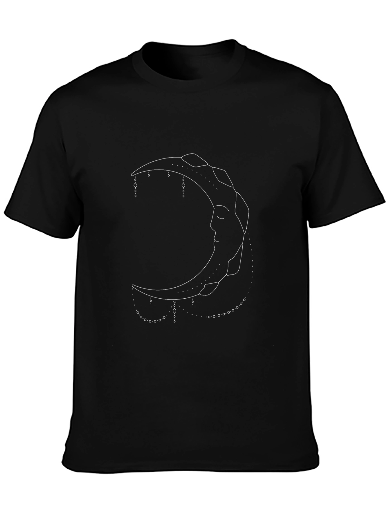 Mystic Moon Graphic T-Shirt - Black