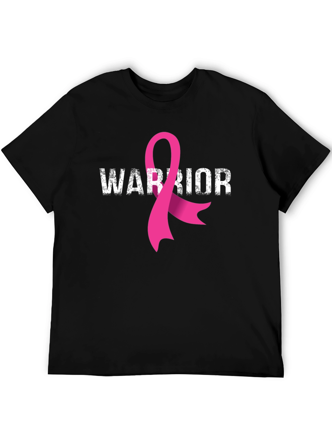 Warrior Breast Cancer Awareness Ribbon T-Shirt