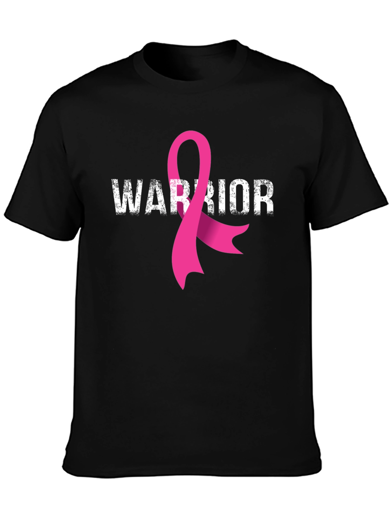Warrior Breast Cancer Awareness Ribbon T-Shirt
