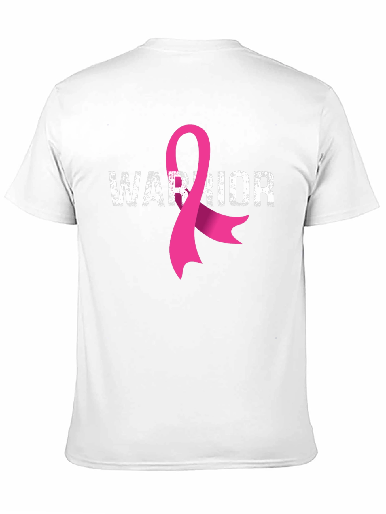 Warrior Breast Cancer Awareness Ribbon T-Shirt