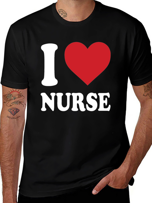I Love Nurse Graphic T-Shirt