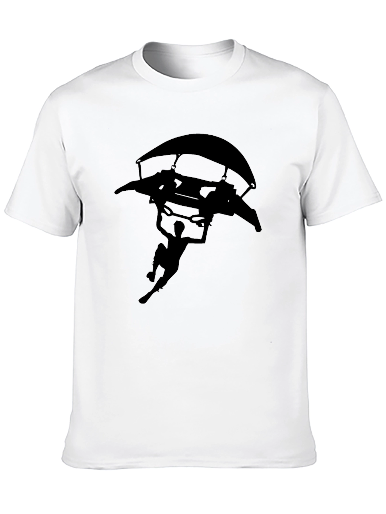 Black Silhouette Hang Glider T-Shirt
