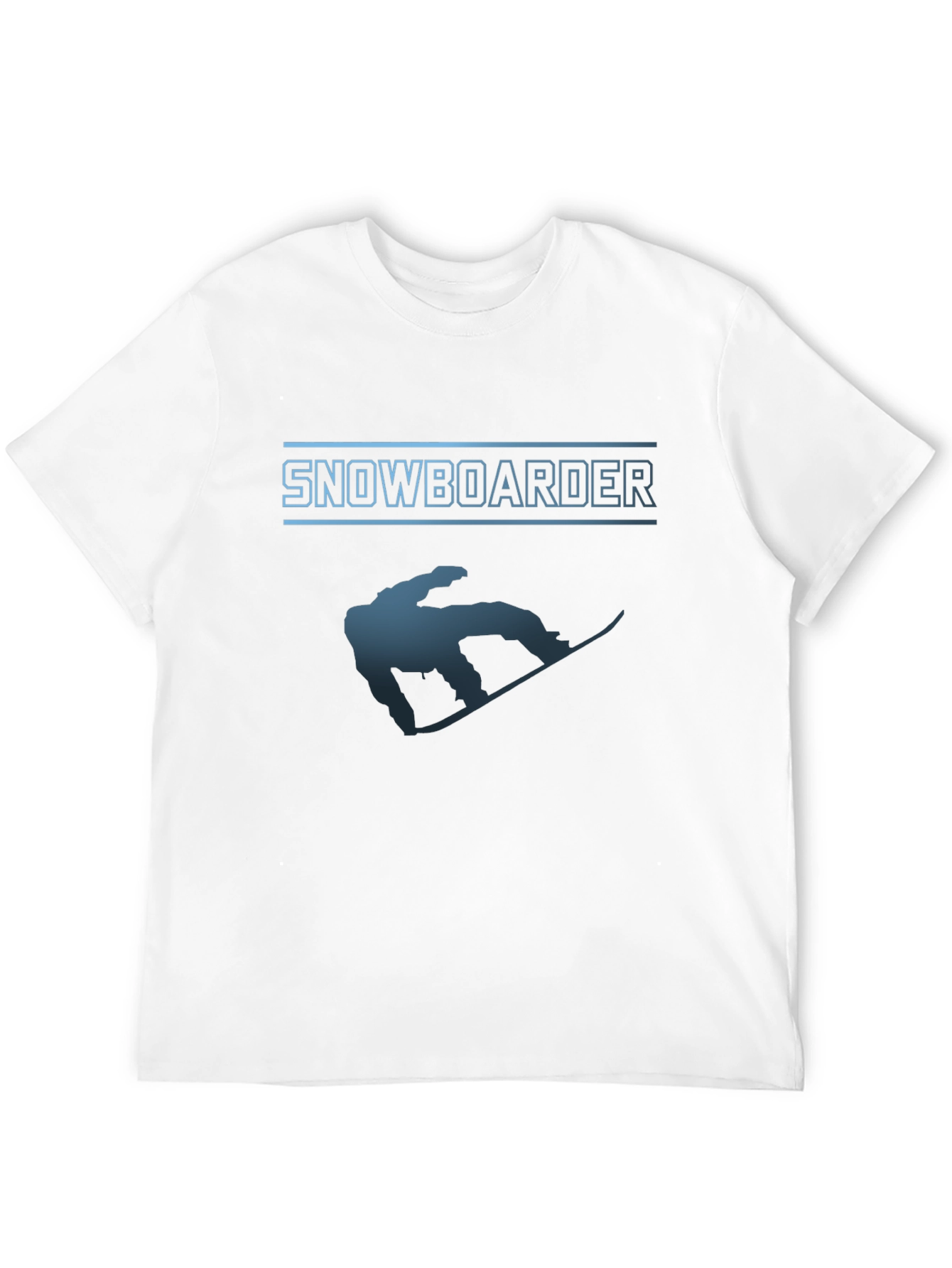 Snowboarder Graphic T-Shirt - Black
