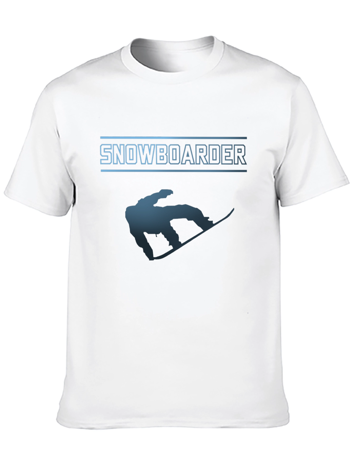 Snowboarder Graphic T-Shirt - Black