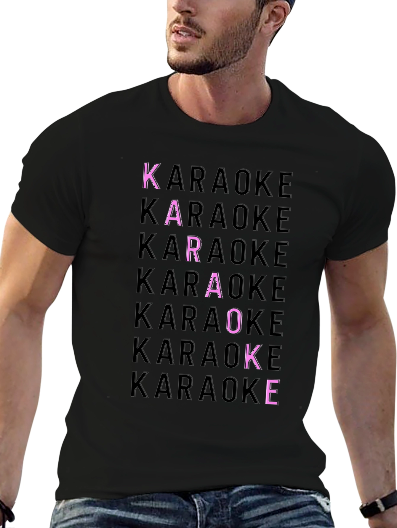 Karaoke Graphic Print Tee