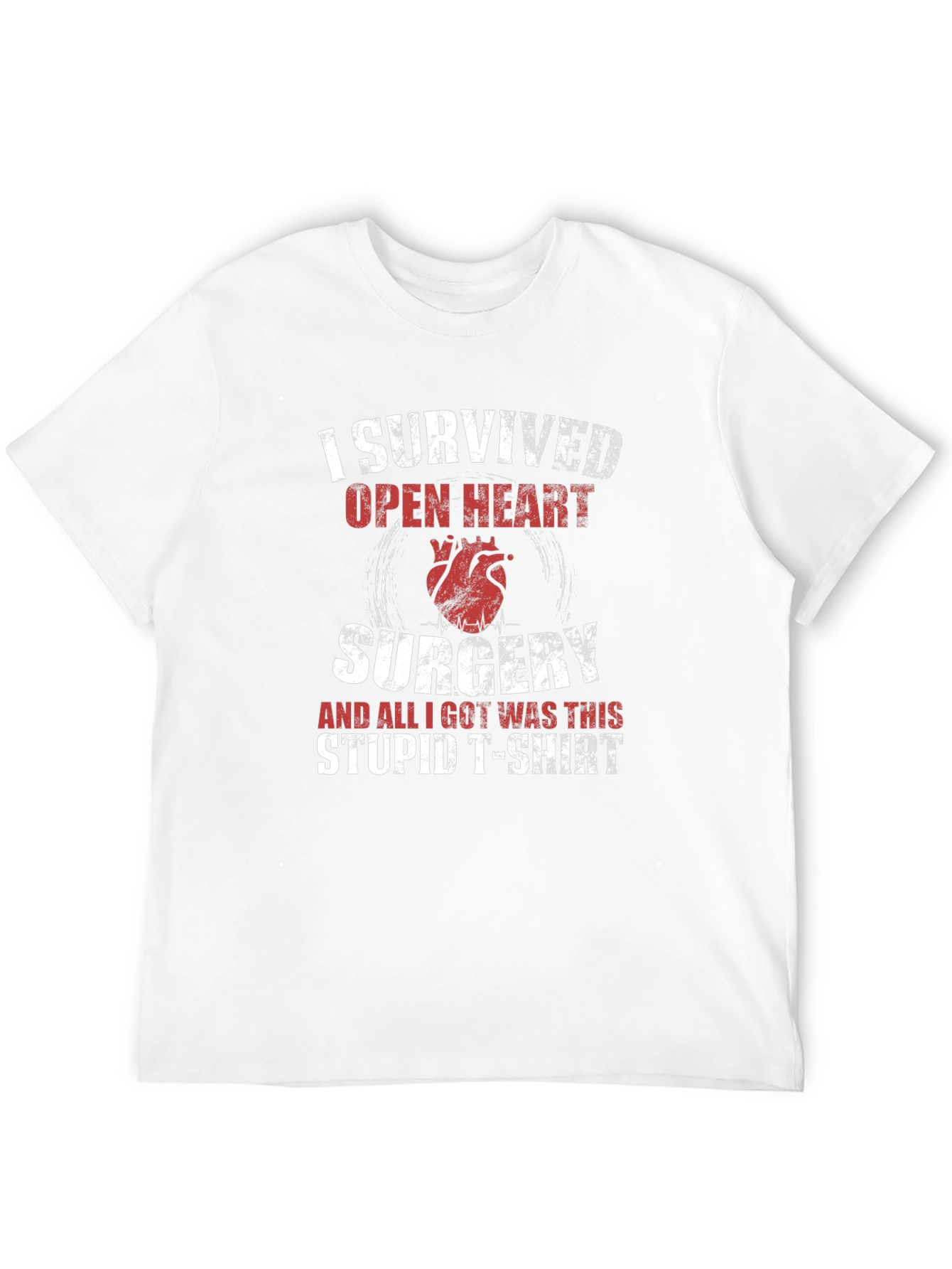 I Survived Open Heart Surgery Graphic T-Shirt