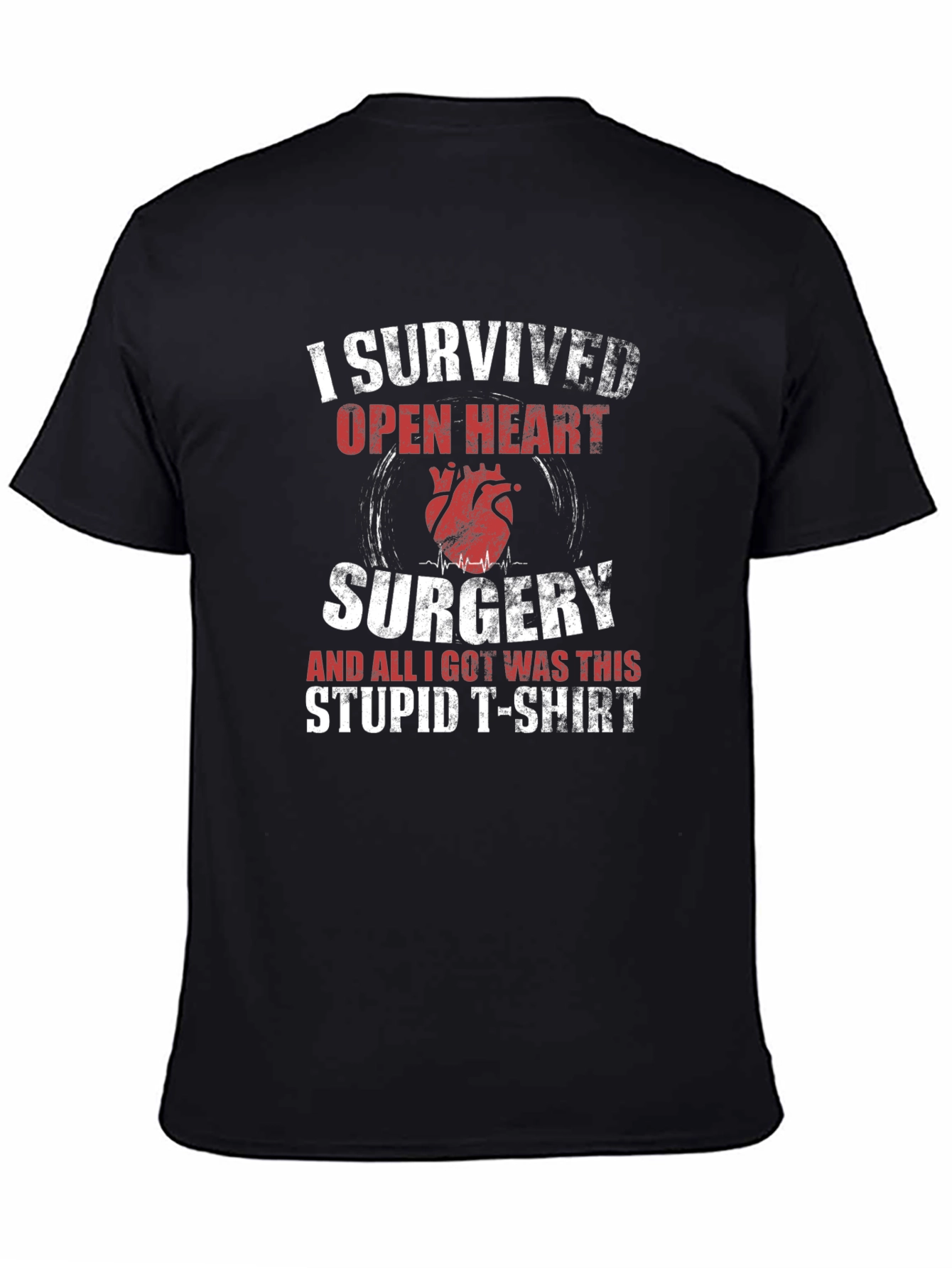 I Survived Open Heart Surgery Graphic T-Shirt