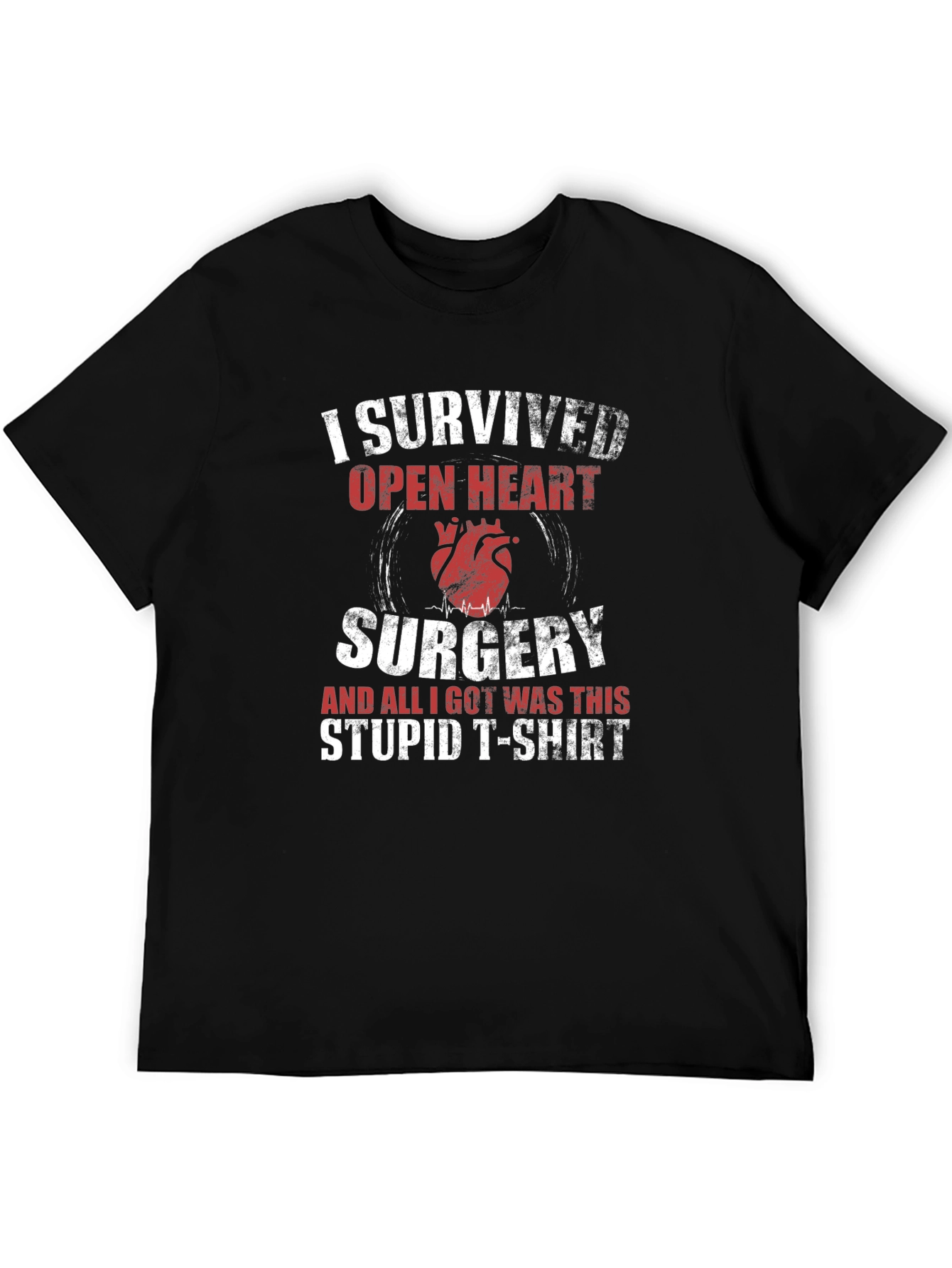 I Survived Open Heart Surgery Graphic T-Shirt