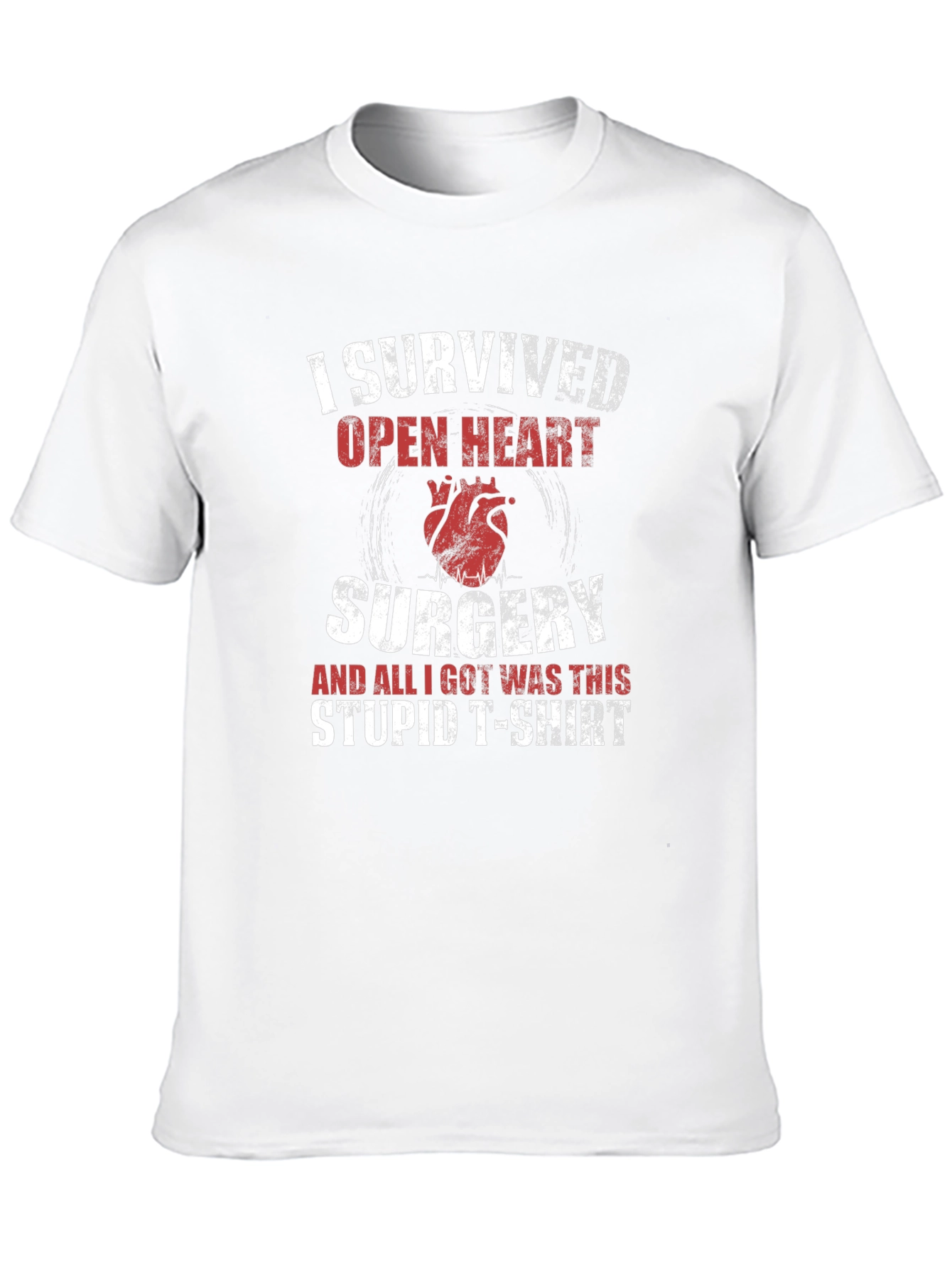 I Survived Open Heart Surgery Graphic T-Shirt