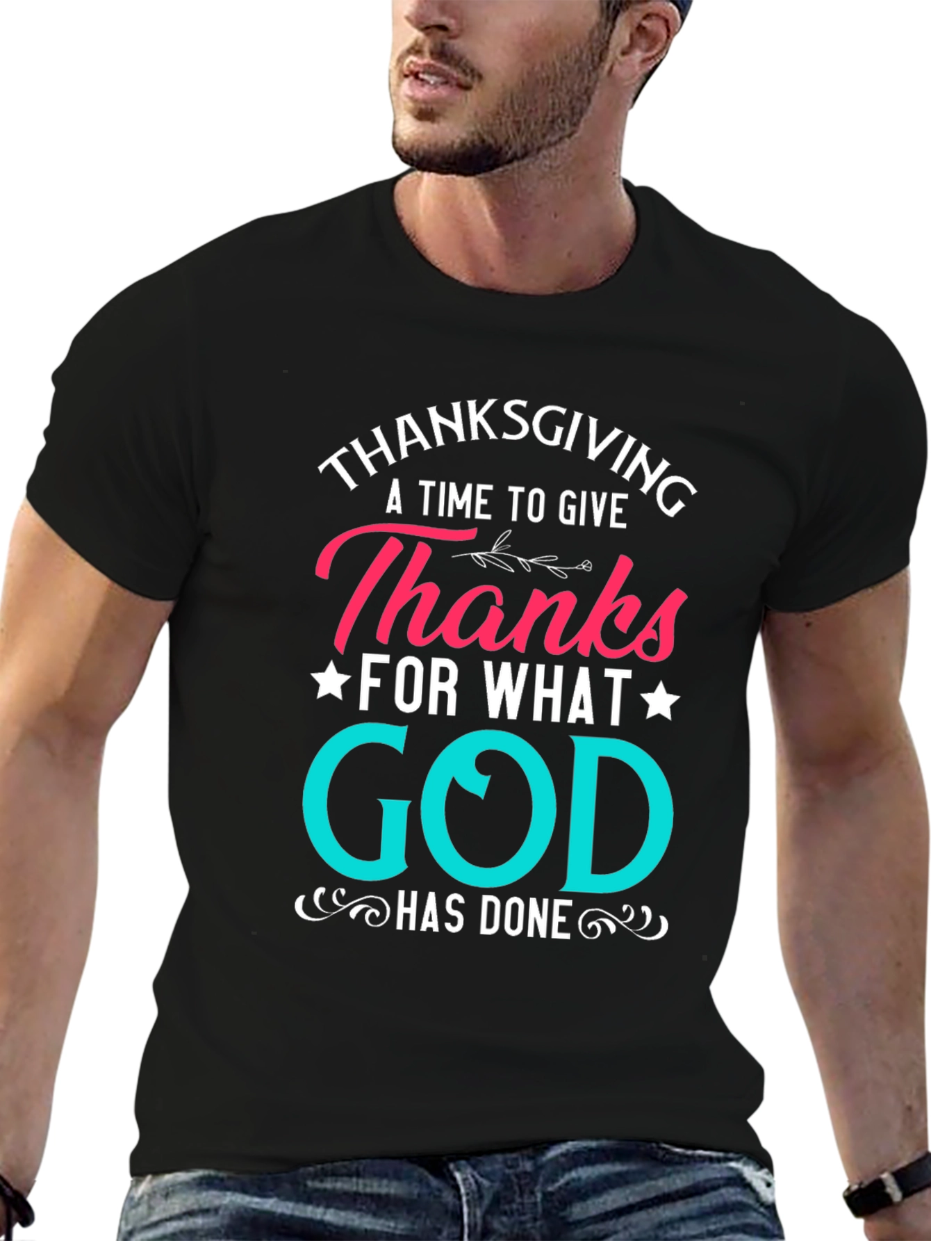 Thanksgiving God Has Done Tee - Black