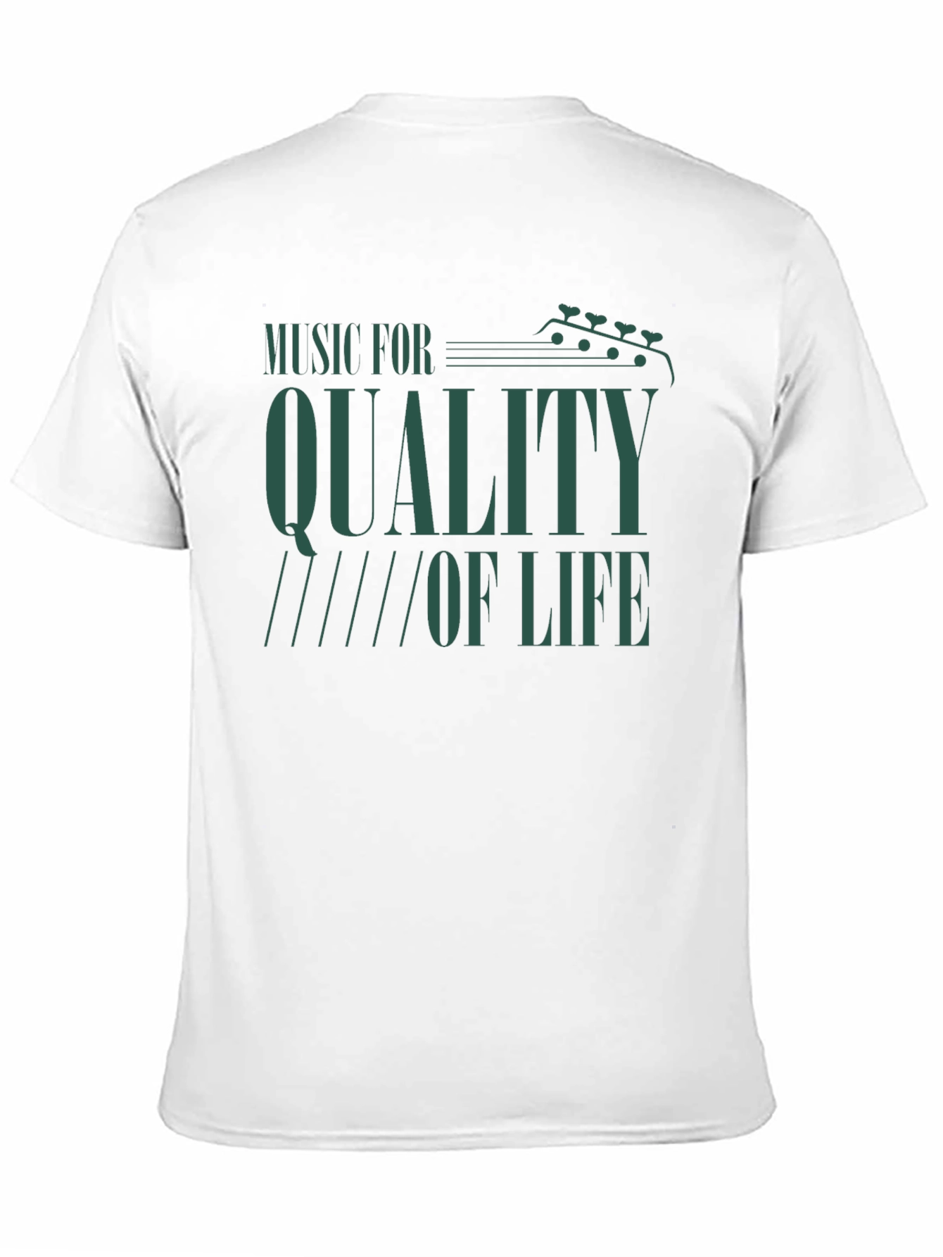 Music For Quality of Life Black T-Shirt