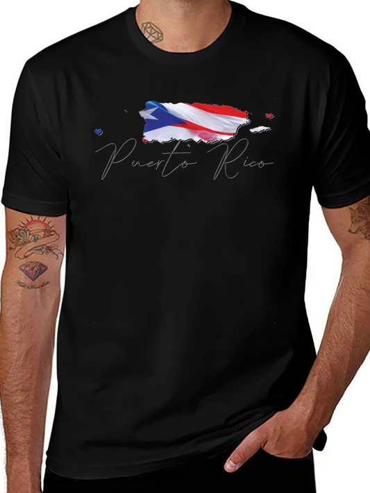 Puerto Rico Flag Graphic T-Shirt