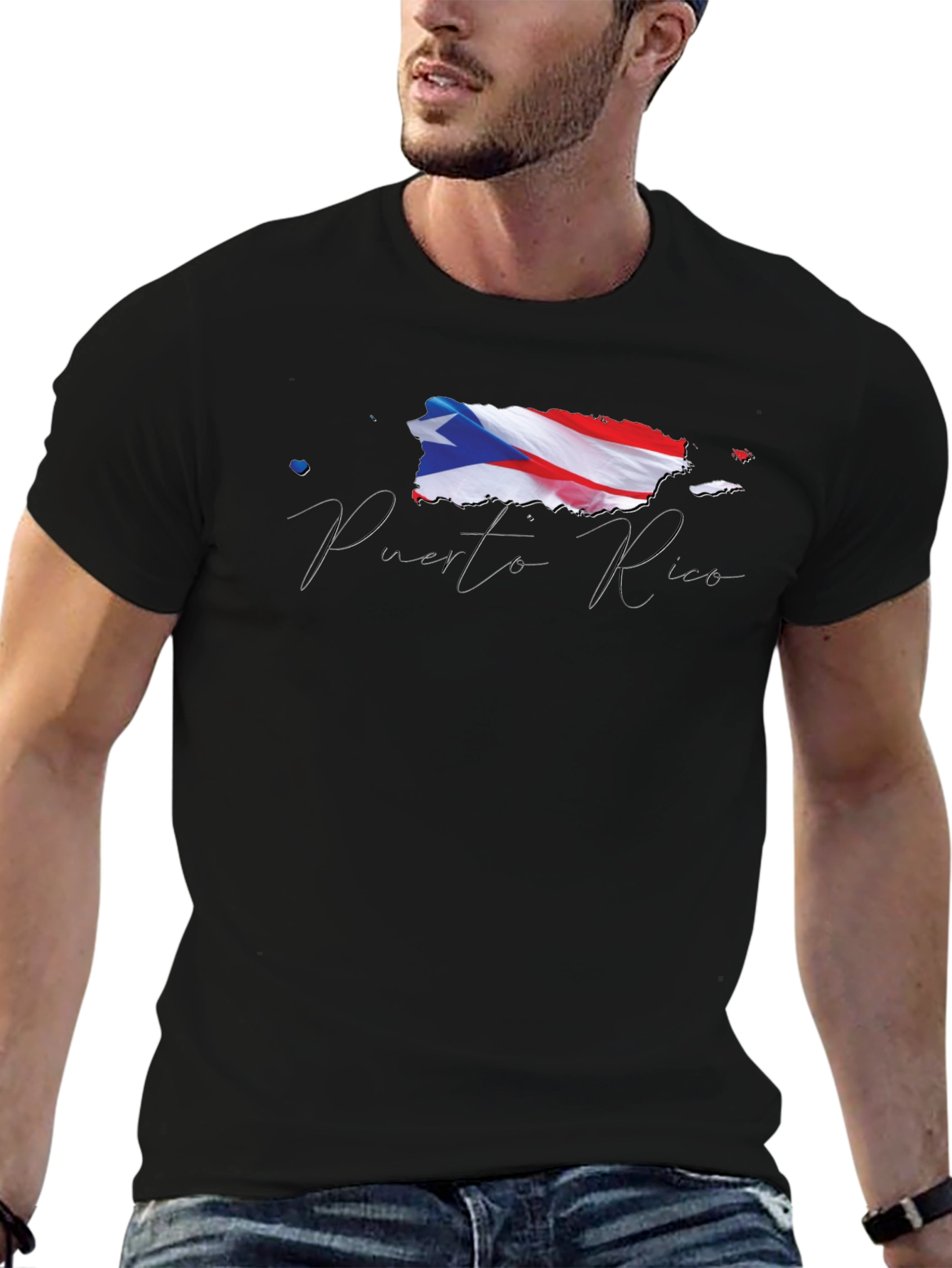 Puerto Rico Flag Graphic T-Shirt
