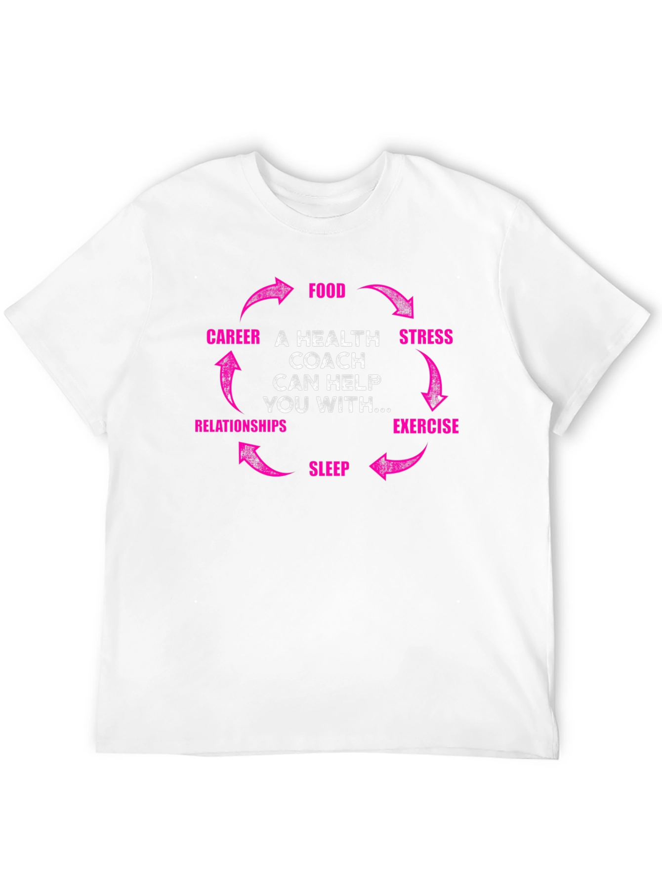 Health Coach Cycle T-Shirt - Wellness Gift