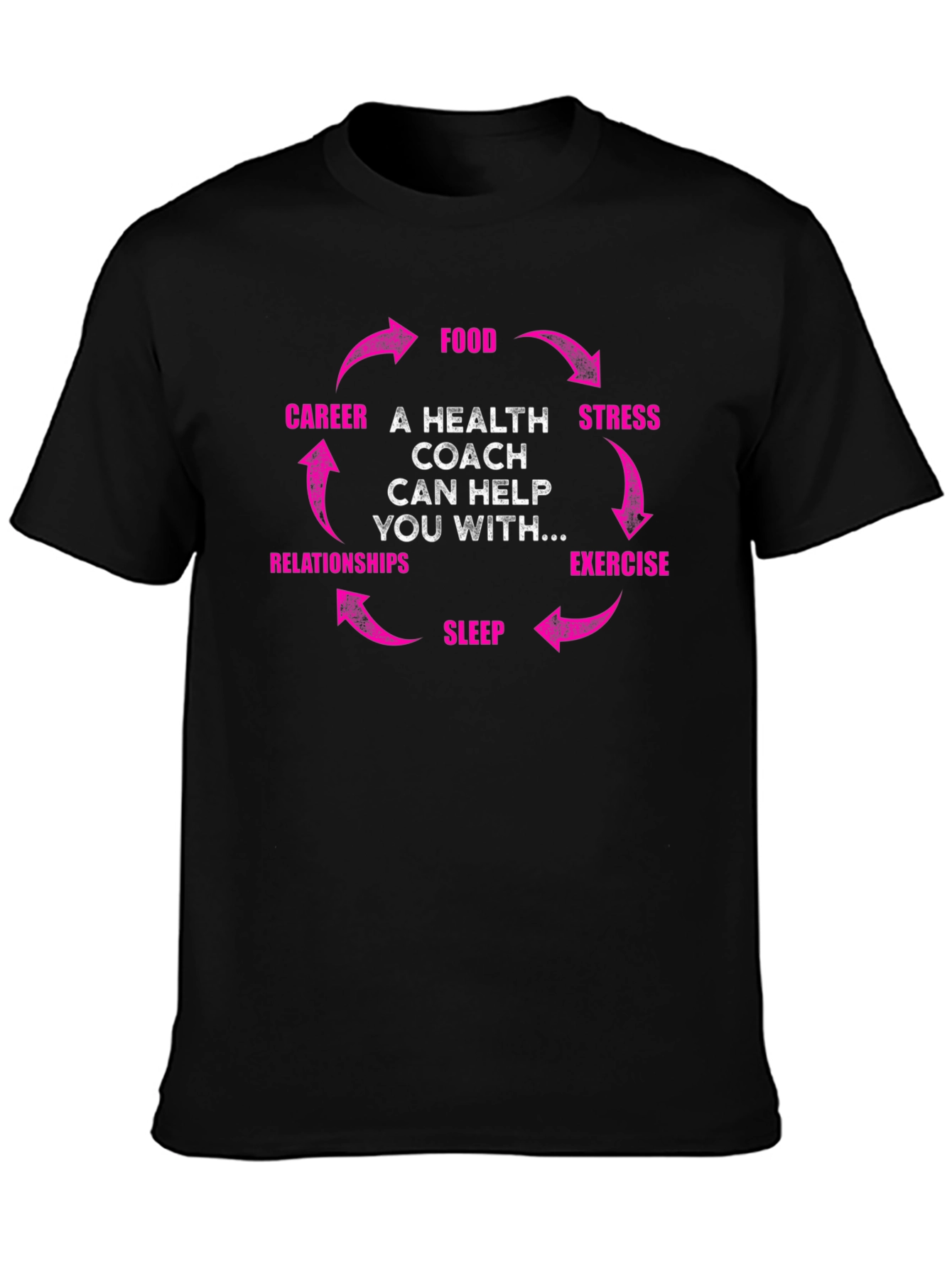 Health Coach Cycle T-Shirt - Wellness Gift