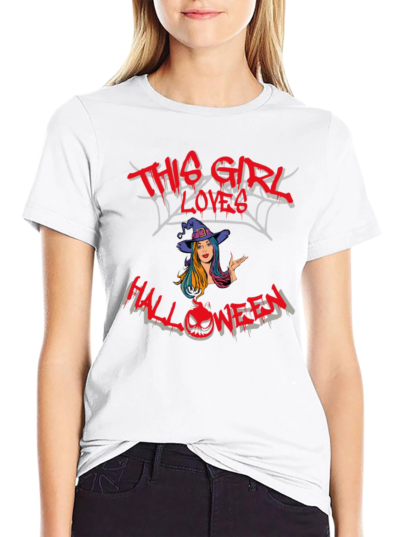 This Girl Loves Halloween Graphic Tee