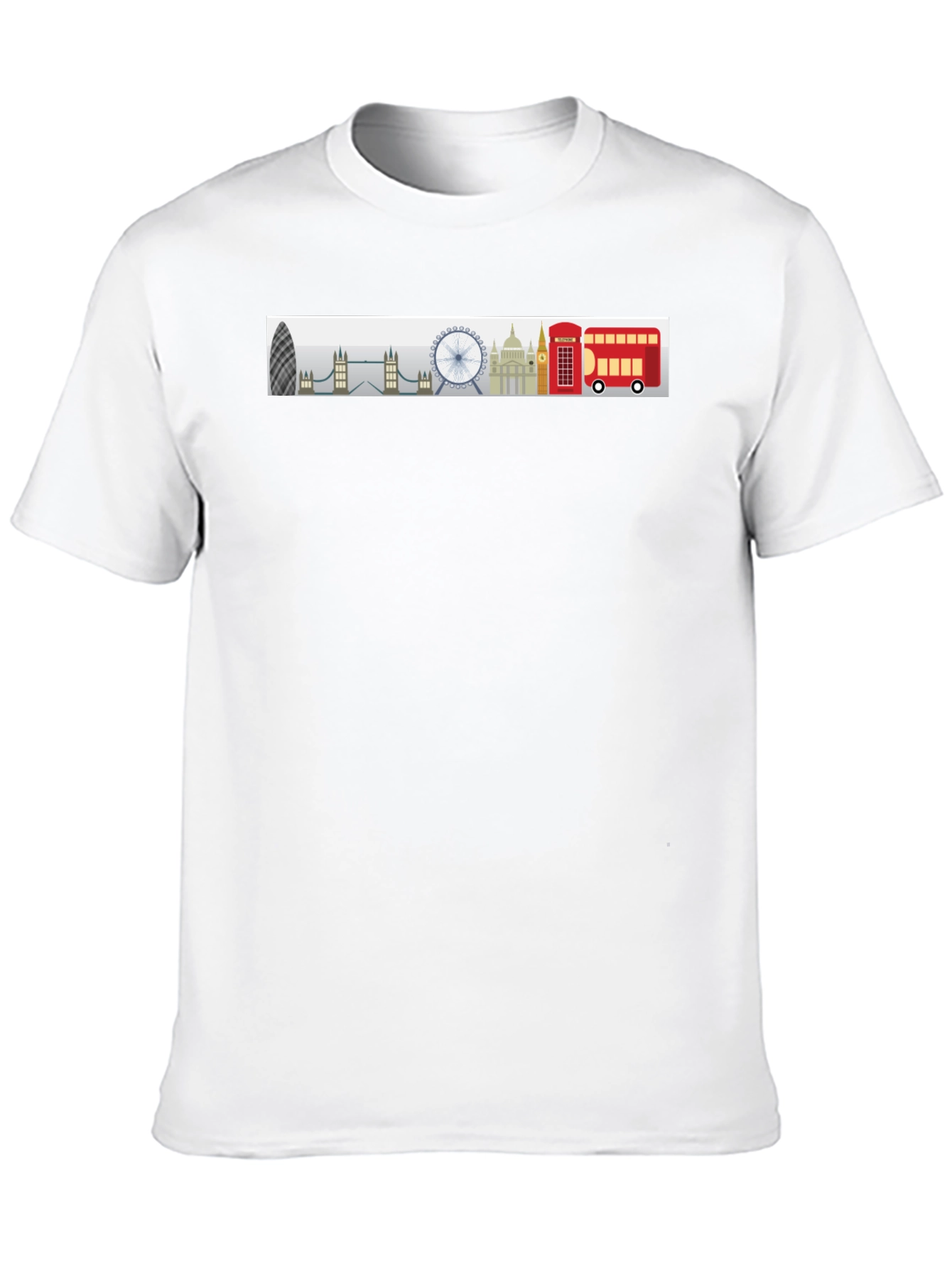 London Skyline Graphic Tee - Black