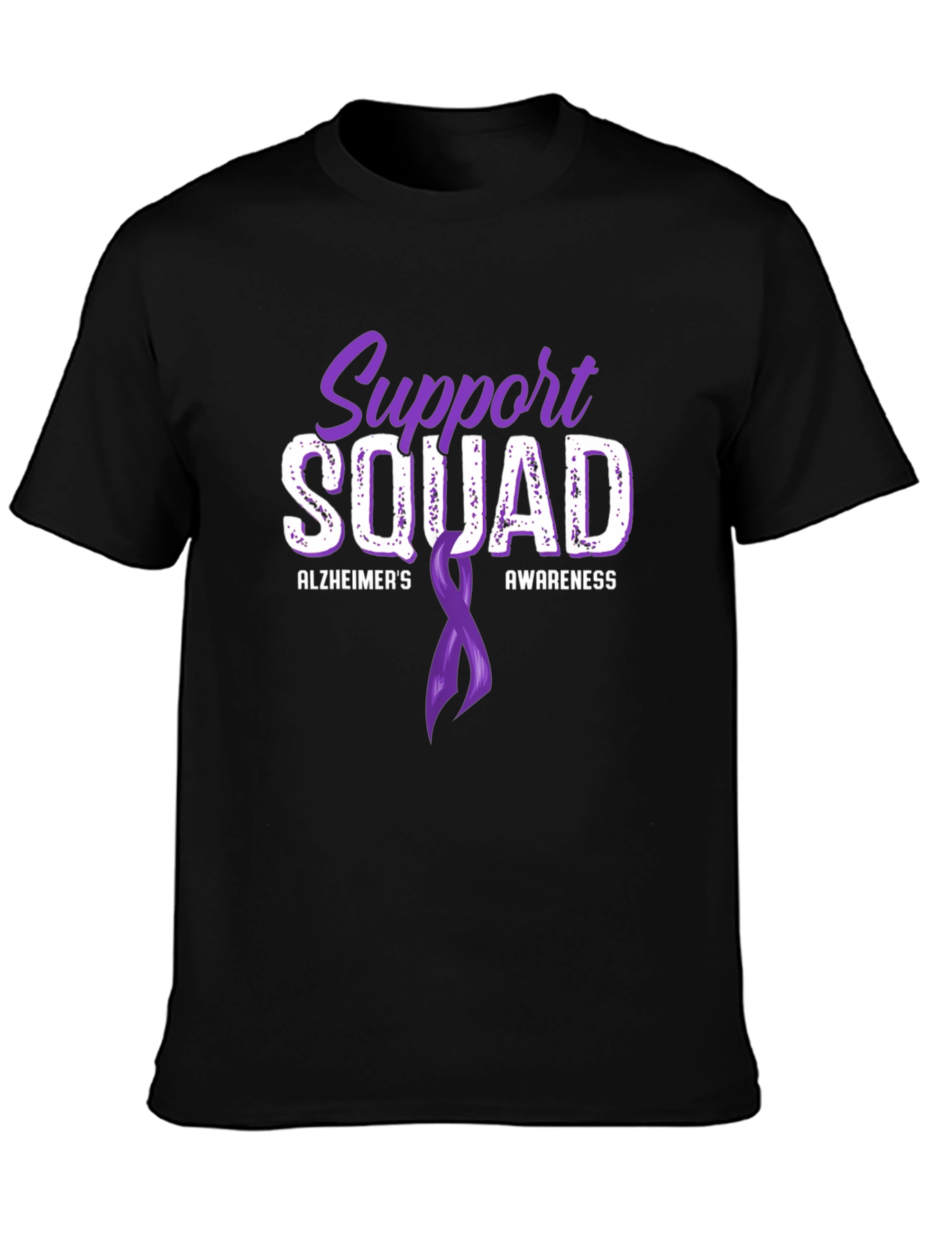Alzheimers Awareness Support Squad Graphic Tee