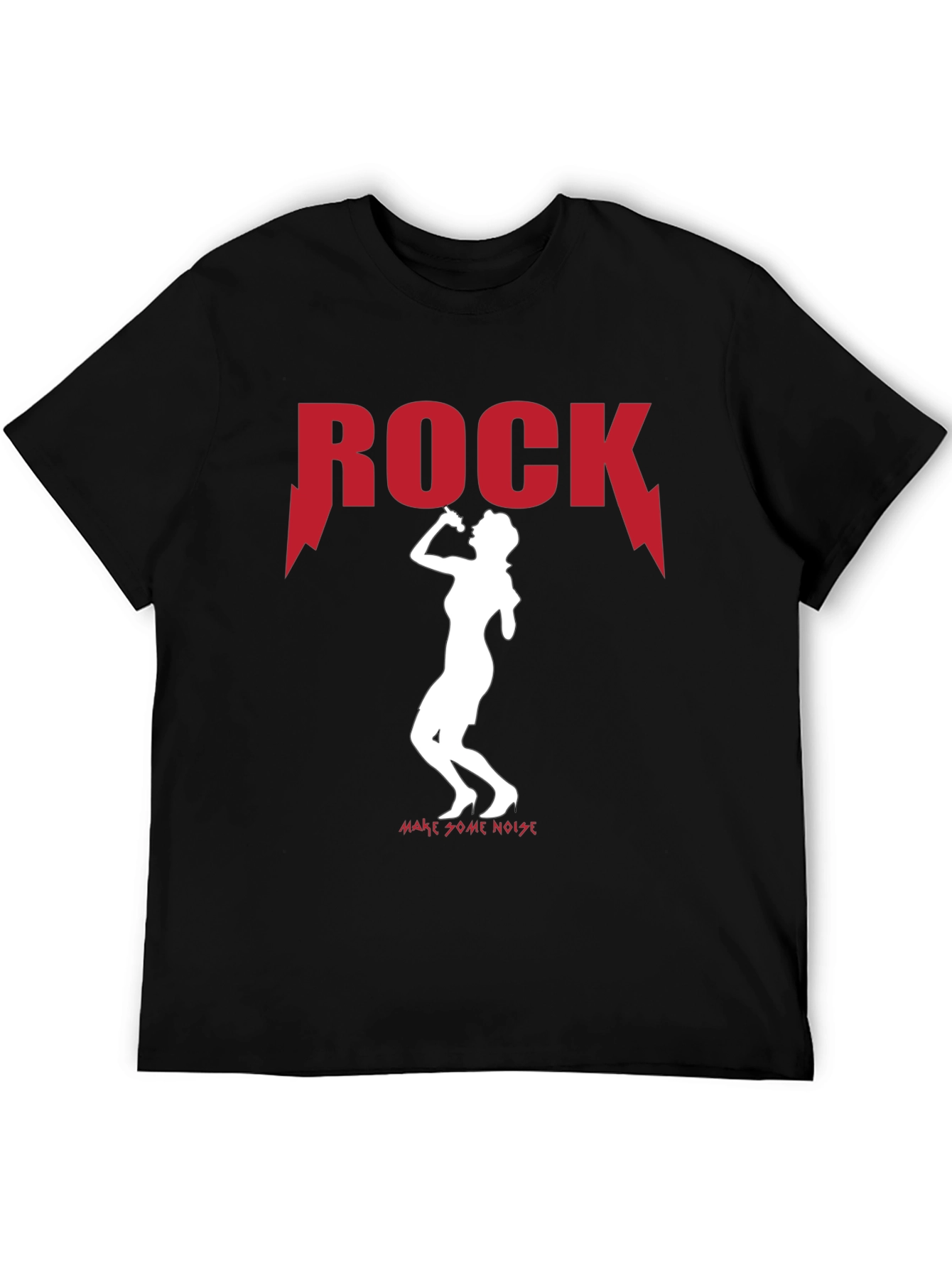 Rock Graphic Black T-Shirt