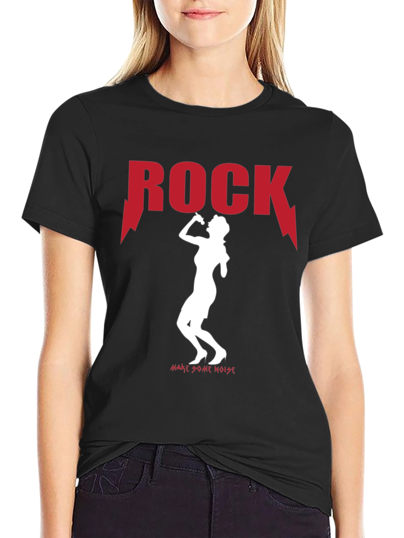 Rock Graphic Black T-Shirt