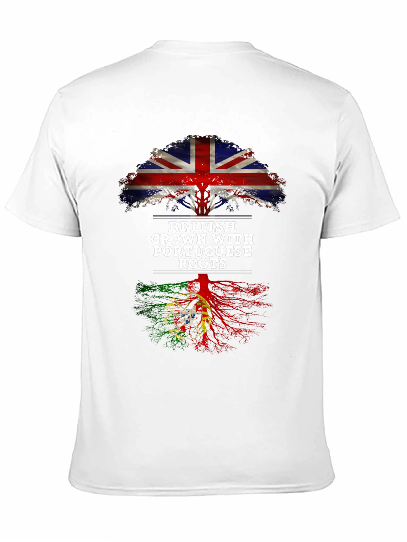 British Grown With Portuguese Roots T-Shirt