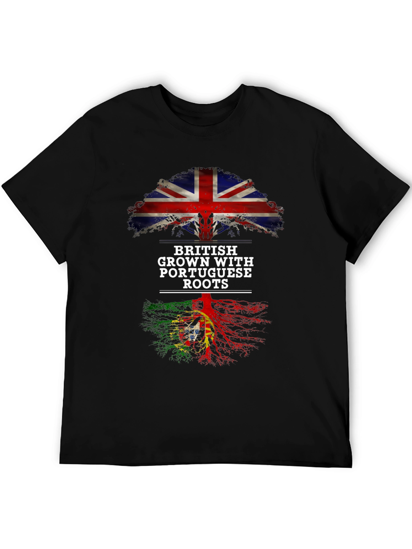 British Grown With Portuguese Roots T-Shirt