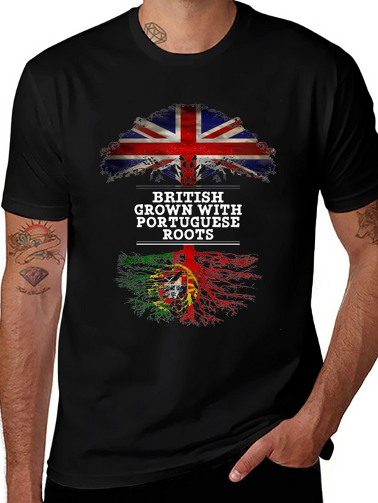 British Grown With Portuguese Roots T-Shirt