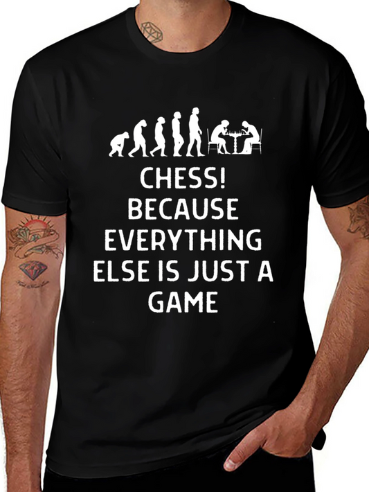 Chess Evolution T-Shirt: Because Everything Else Is Just a Game