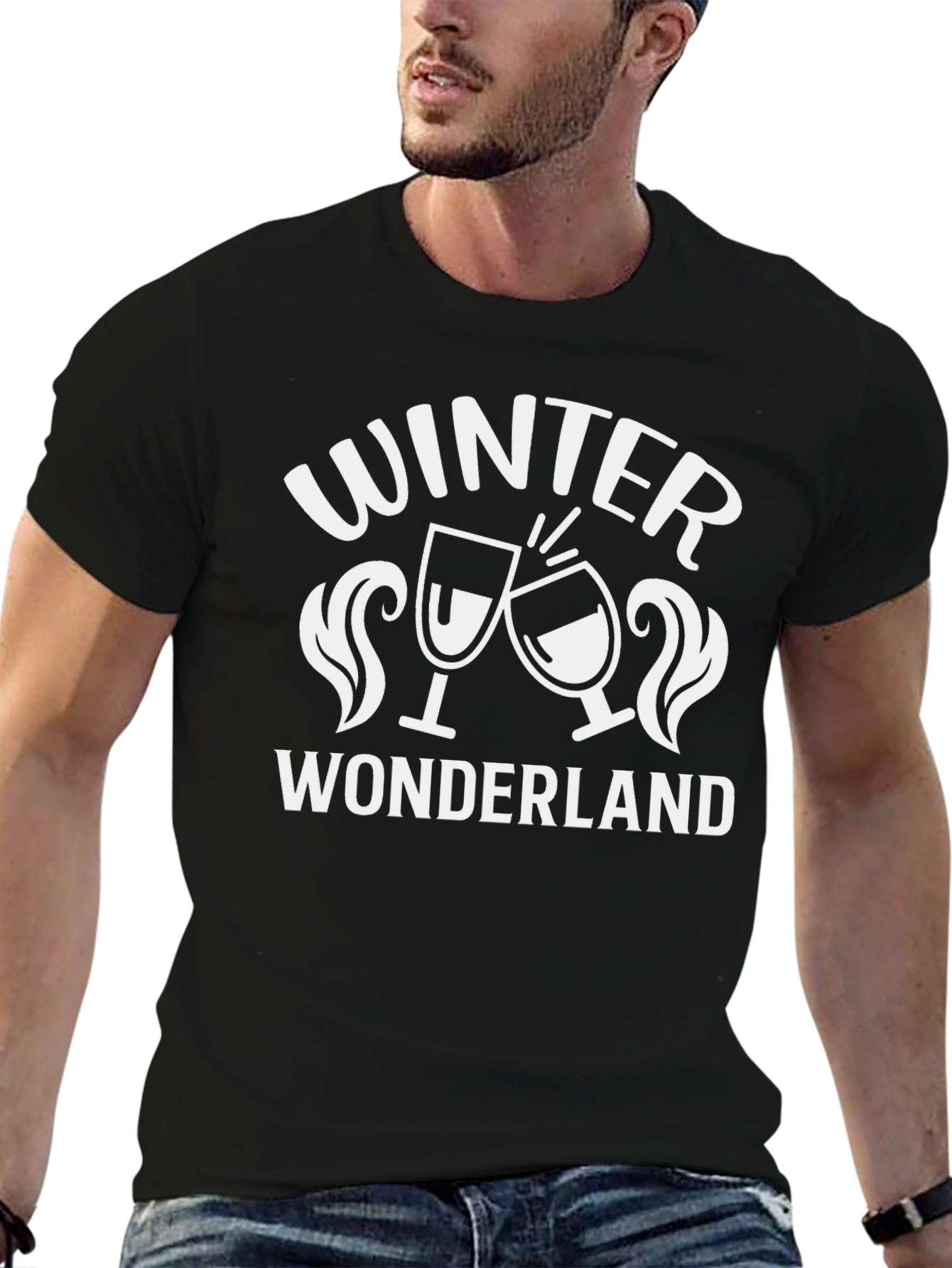 Winter Wonderland Toasting Wine Glasses T-Shirt