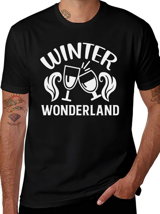 Winter Wonderland Toasting Wine Glasses T-Shirt