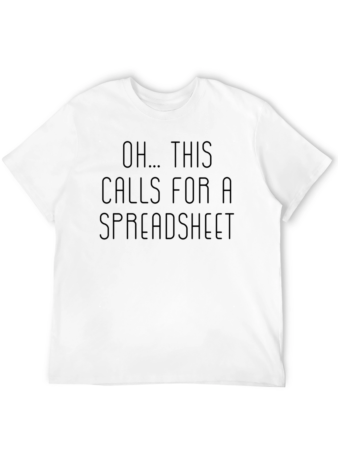 Spreadsheet Humor T-Shirt
