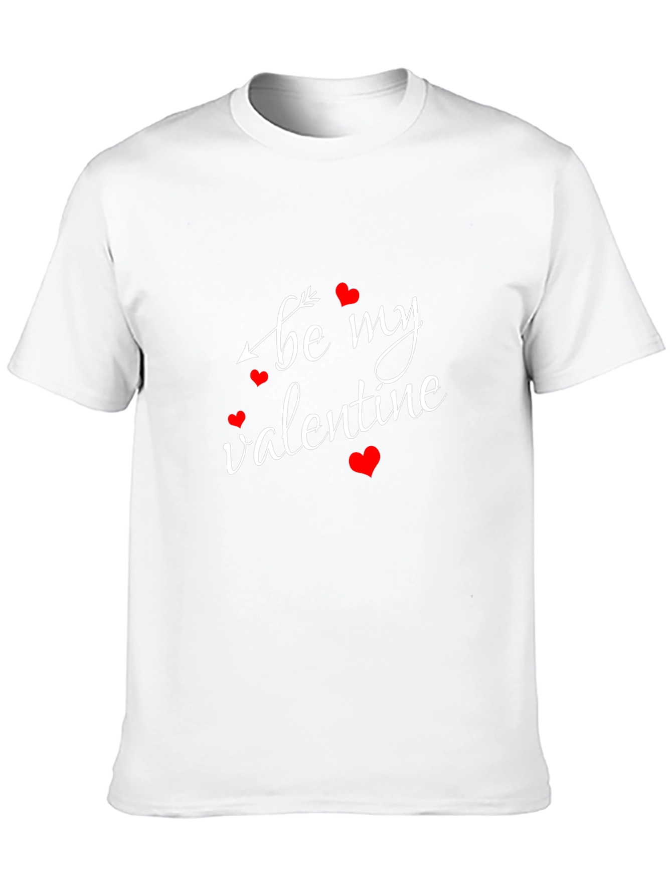 Be My Valentine T-Shirt - Mens Black Graphic Tee