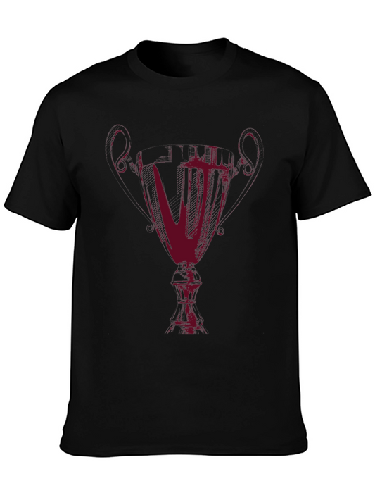 Unique Artistic Graphic Tee - Mens Black T-Shirt