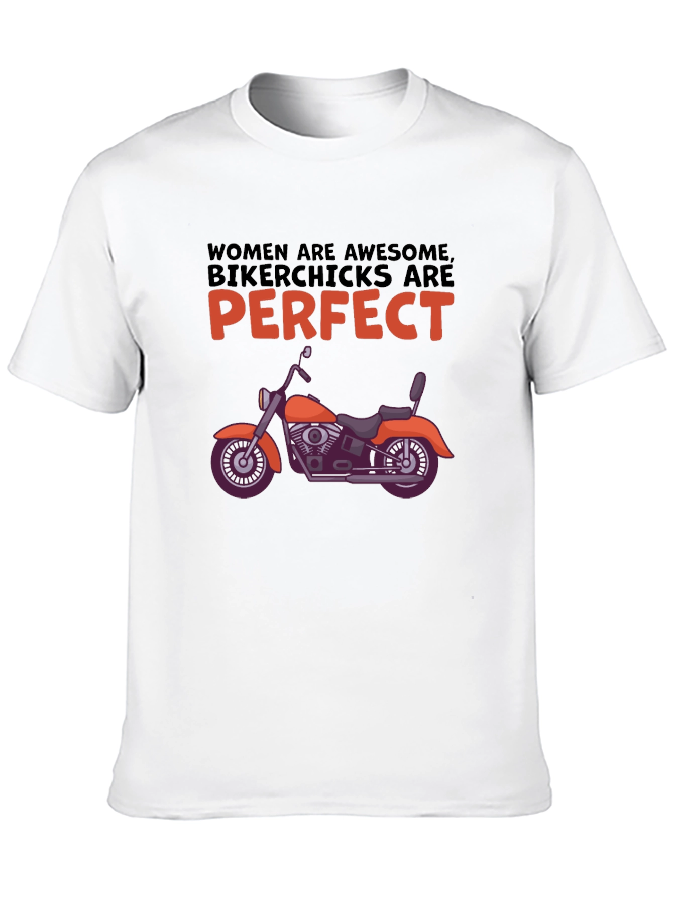 Women Bikerchicks Graphic Tee - Motorcycle Love!