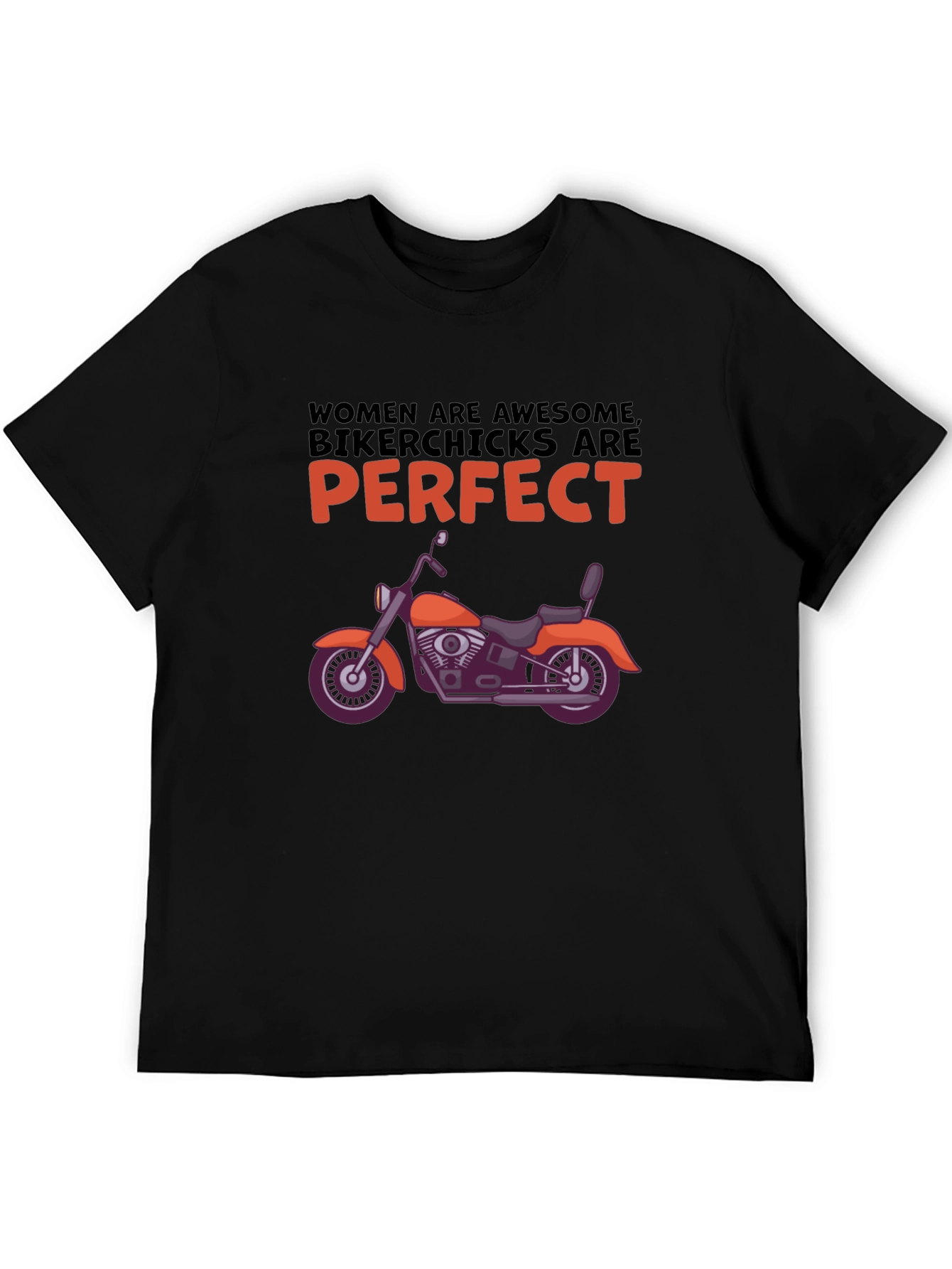 Women Bikerchicks Graphic Tee - Motorcycle Love!