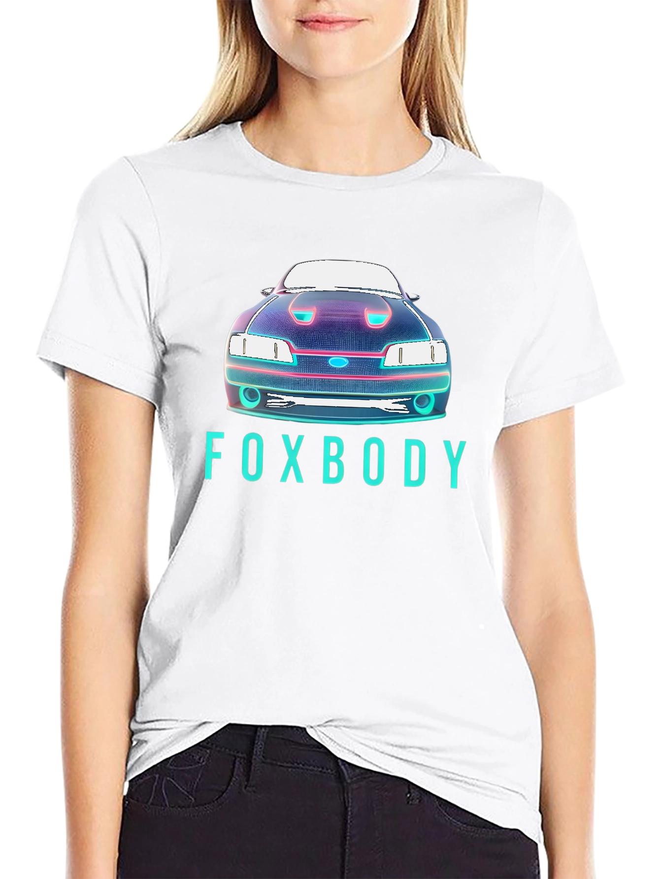 Foxbody Car Graphic T-Shirt - Retro Automotive Style