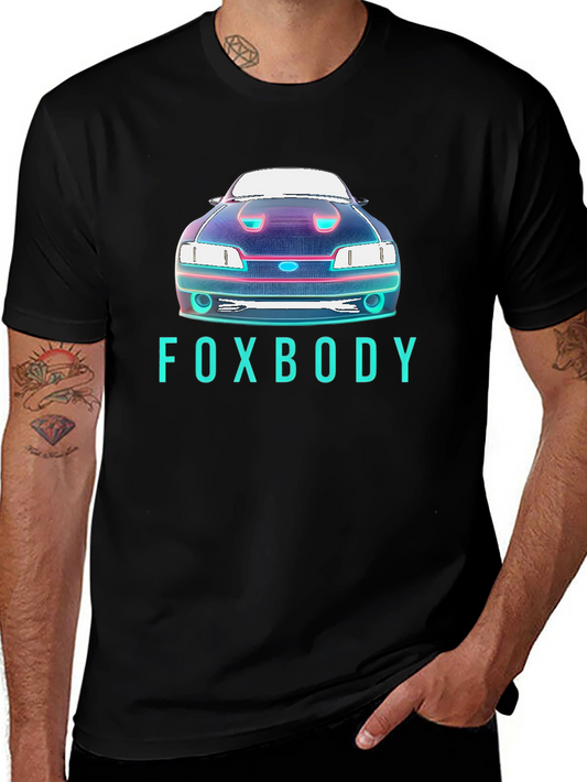 Foxbody Car Graphic T-Shirt - Retro Automotive Style